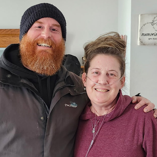 Angela with a ProResp Delivery person