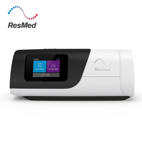 An AirSense 11 equipped with enhanced digital technology to assist patients in adjusting to and self-regulating their therapy